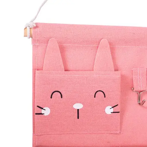 Органайзер Yiwu HP-41-12P панно підвісний на 3 секції 28х33 рожевий - фото 3