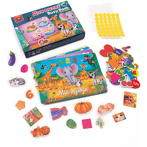 Розвиваюча гра Vladi Toys з липучками. Бізі бук. Для малят (VT1310-07) - фото 2