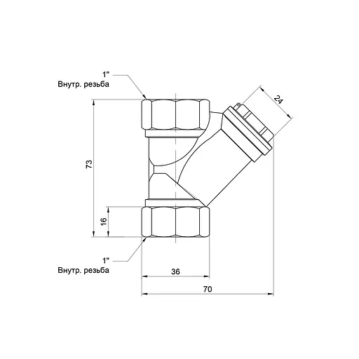 Фільтр SD Plus 1" SD124W25 - фото 2