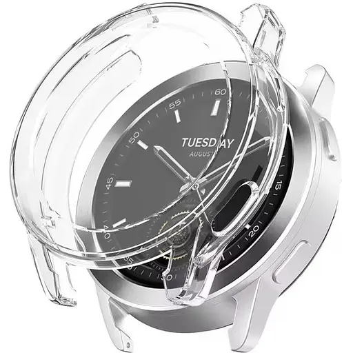 Захисний чохол Tamister для смартгодинника Xiaomi Watch S3 з плівкою прозорий