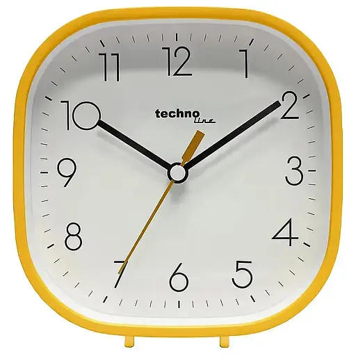 Часы настольные Technoline Modell N Yellow (DAS303012) - фото 1