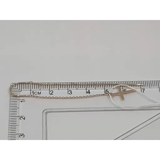 Золоті сережки-протяжки Tango Хрестики. 580111 - фото 4