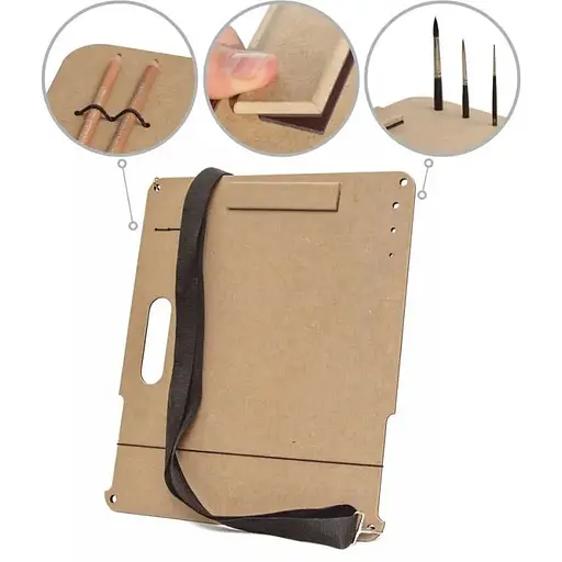 Планшет Rosa Studio с магнитным зажимом А3, 40×47 см с ремнем МДФ