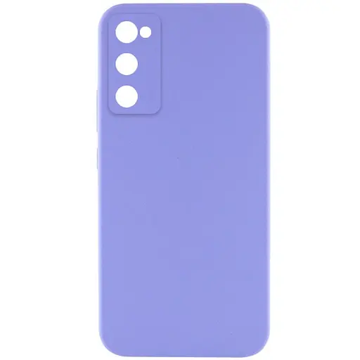 Чохол Silicone Cover Lakshmi Full Camera (AAA) для Samsung Galaxy S20 FE Бузковий / Dasheen