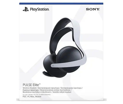 Навушники бездротові ігрова гарнітура Sony Pulse Elite біла (1012960) - фото 10