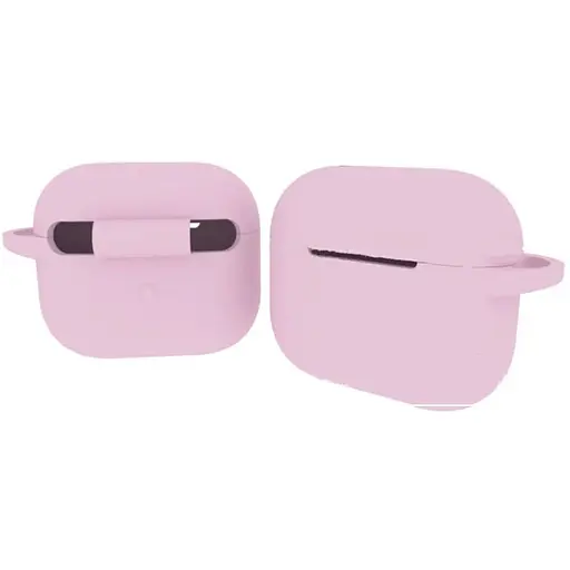 Чохол-накладка DK Silicone Candy Friendly з карабіном для Apple AirPods 3 (pink)