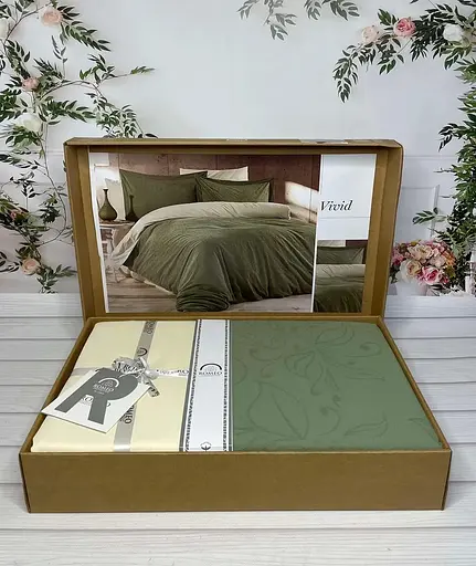 Постільна білизна Vivid Poplin Жаккард Romeo Home pbe0051795 - фото 1