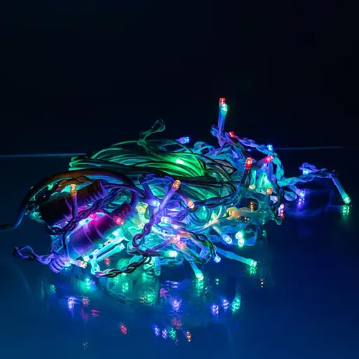 Вулична гірлянда Бахрома GarlandoPro 12 м 200 LED білий дріт Мультиколор 12MWML