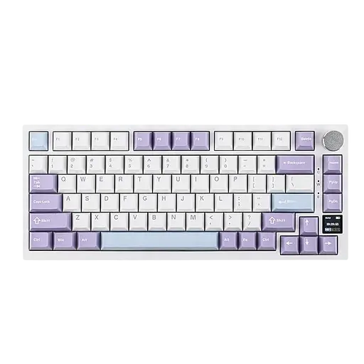 Клавиатура Ajazz AK820 Pro RGB White Purple Blue
