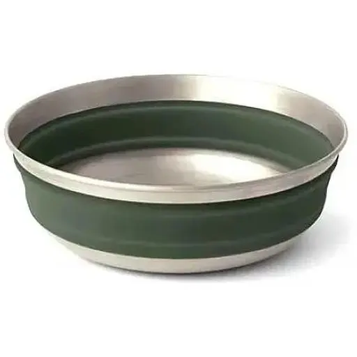 Миска складная Sea To Summit Detour Stainless Steel Collapsible Bowl L Laurel Wreath Green (1033-STS ACK039011-062008)