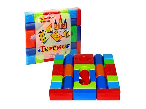 Кубики Теремок середній, 08072