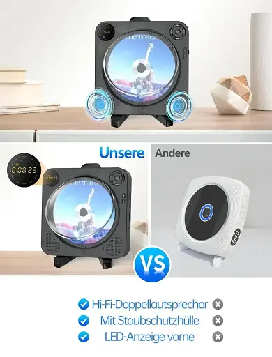 Аудіосистема Arafuna CD-плеер USB Bluetooth FM Radioз Німеччини - фото 3