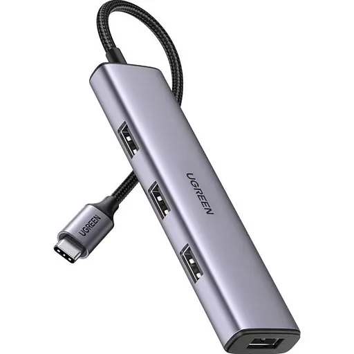 USB-хаб Ugreen CM473 4 в 1 USB-C / 4xUSB 3.0 (20841) [64640]