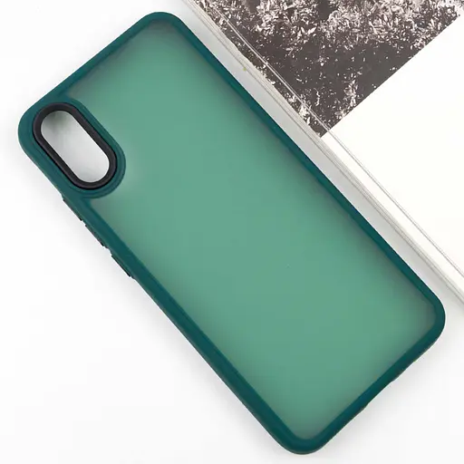 Чохол Epik TPU+PC Lyon Frosted для Xiaomi Redmi 9A Green - фото 2