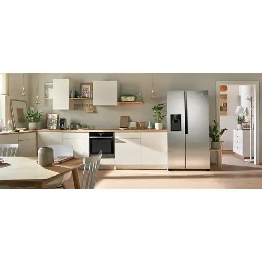 Холодильник Gorenje SBS 179x68x91 см 2 дв. Х 368 л М 167 л A++ NF Plus Інвертор диспенсер дисплей сірий - фото 3