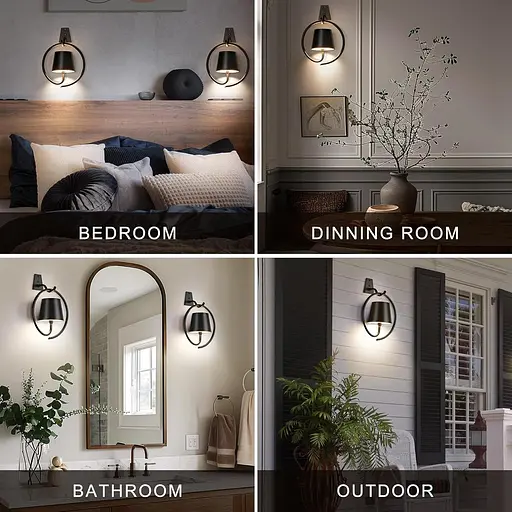 Настенные светильники на батарейках 2шт. - фото 6