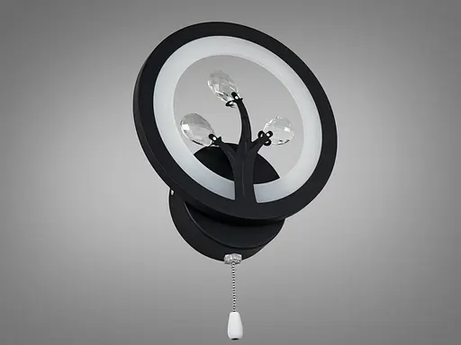 Світлодіодний дизайнерський світильник Romin 16 W чорний - фото 3