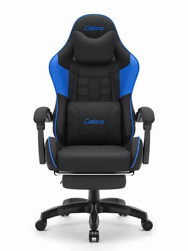 Крісло Cabro C501 Black-Blue тканина - фото 2