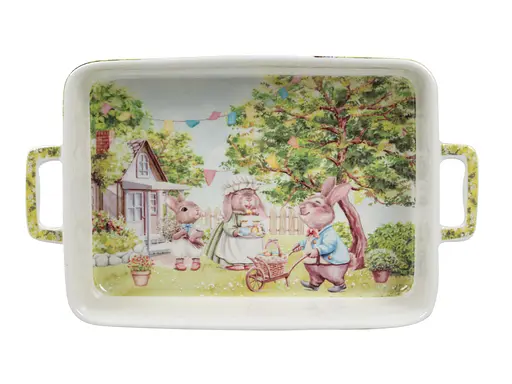 Блюдо для запекания Lefard Кроличи Истории 32.5х19х6 см (924-868) - фото 2