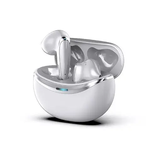 Бездротові Bluetooth навушники-вкладиші TWS BX18 з шумозаглушенням Білі - фото 2