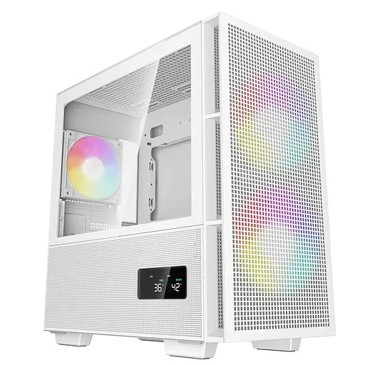 Корпус Deepcool CH360 Digital White без БЖ (R-CH360-WHAPE3D-G-1) Без БП - фото 1