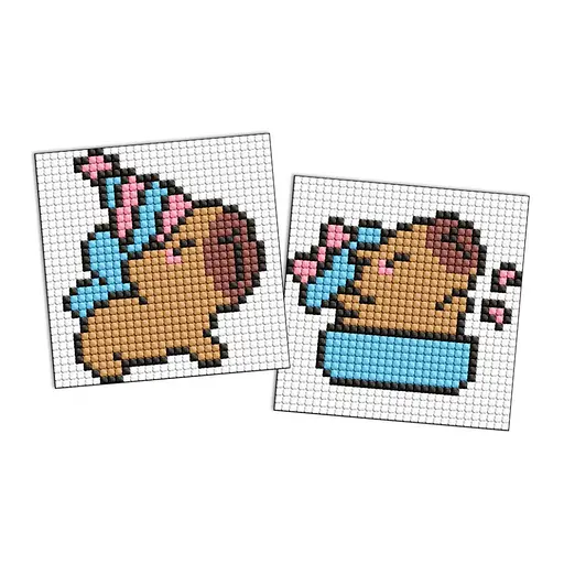 Алмазная мозаика Капибара отмечает AMS1164 на самоклеящейся основе 9х9 см