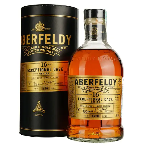 Віскі Aberfeldy Exceptionnal Cask StJulian 16 Year Old 43% 0.7 л в подарунковій упаковці
