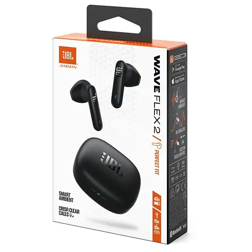 Bluetooth-гарнітура JBL Wave Flex 2 Black (JBLWFLEX2BLK) - фото 6