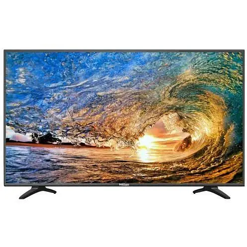 Телевiзор 32" Hilton 32TH1, LED, HD, 1366x768, 60 Гц, DVB-T2/С, 3xHDMI, 2xUSB, VESA 200x100 - фото 1