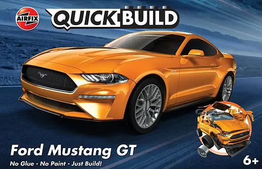 Конструктор Airfix Ford Mustang GT Quickbuild оранжевий J6036