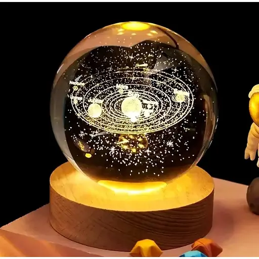 Світильник нічник 3D з LED підсвічуванням на тумбочку в спальню для дітей на подарунок - фото 8
