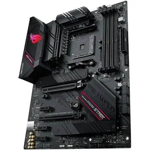 Материнская плата Asus Rog Strix AM4 (B550) B550-F Gaming WIFI II, B550, 4xDDR4, CrossFire, Int.Video (CPU), 6xSATA3, 2xM.2, 1xPCI-E 16x 4.0, 1xPCI 1x 3.0, ROG SupremeFX, I225-V, WiFi 6, Bluetooth 5.2, 8xUSB3.2/4xUSB2.0, HDMI/DP, ATX - фото 6