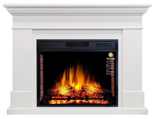 Каминокомплект ArtiFlame SACRAMENTO AF28S БЕЛЫЙ БЬЯНКО