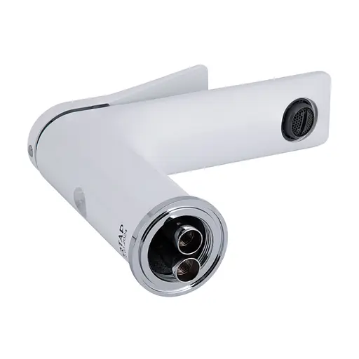 Смеситель для умывальника Qtap Presto QTPRE270CRW45576 Chrome/White Белый - фото 3