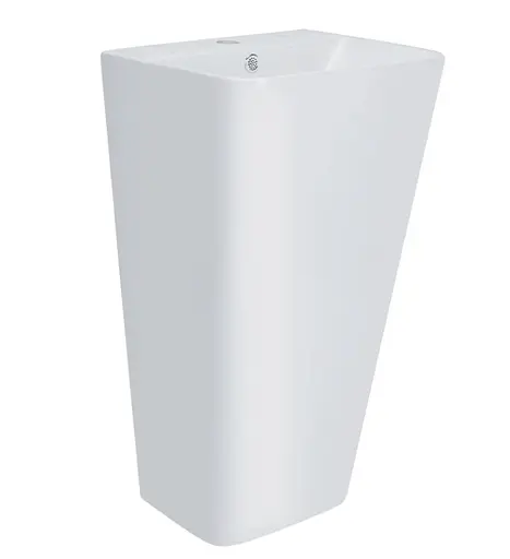 Раковина Qtap Tern підлогова без донного клапана QT1711G302WN - фото 2