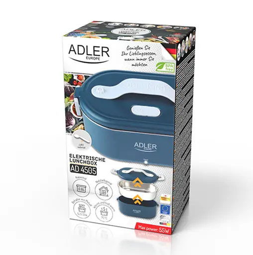 Ланчбокс для еды – с подогревом Adler AD 4505 blue - фото 10