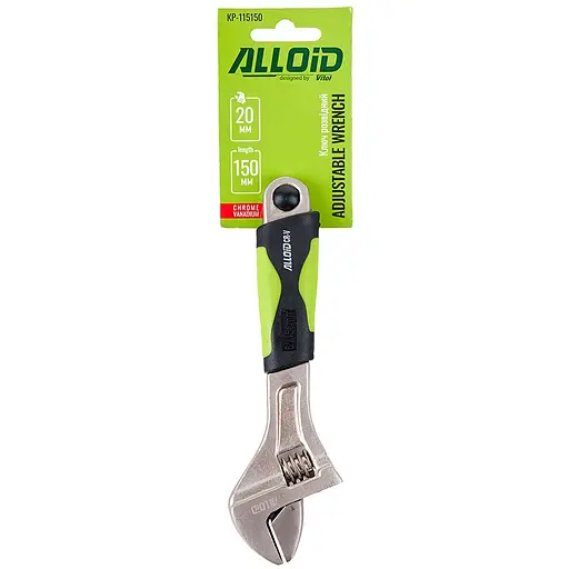 Ключ розвідний Alloid 150 мм max 20 мм (КР-115150) - фото 1