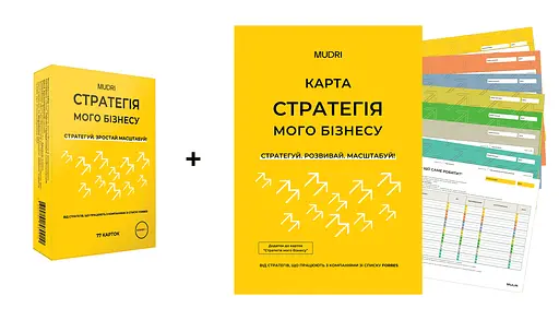 Набір карток Mudri Стратегія мого бізнесу - фото 2