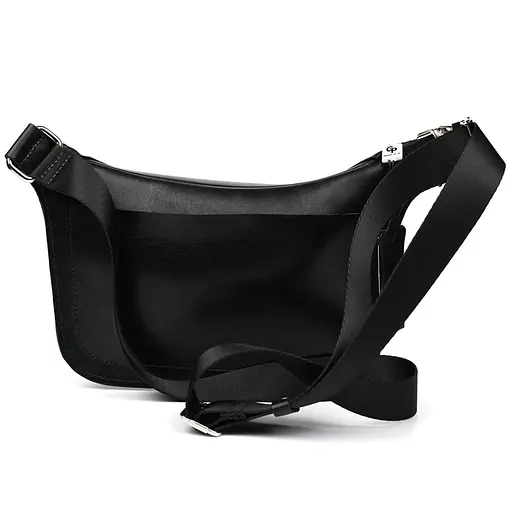 Жіноча шкіряна сумка-бананка GRANDE PELLE 20х15х7 см 000296793 - фото 5