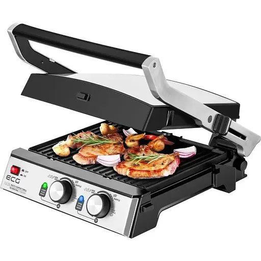 Гриль настільний ECG KG 2033 Duo Grill & Waffle - фото 4