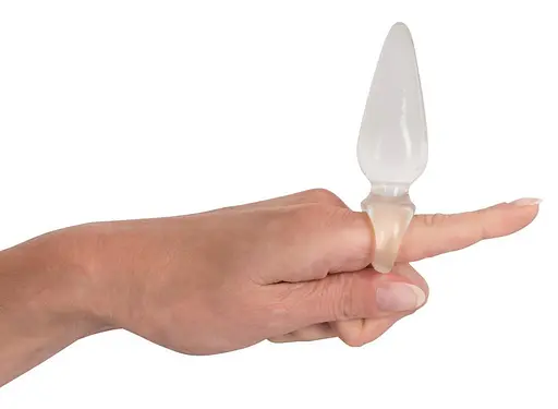 Анальна пробка Orion Finger Plug 9.5 см (чорний) - фото 5