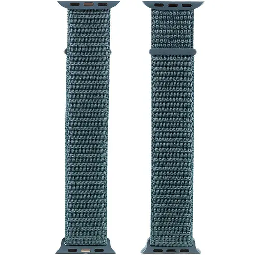 Ремешок Nylon для Apple Watch 38/40/41/42mm(ser.10) Зеленый / Pine green - фото 3