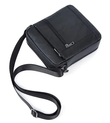 Чоловіча шкіряна сумка Vintage 19х23х6 см sum0014994 - фото 10