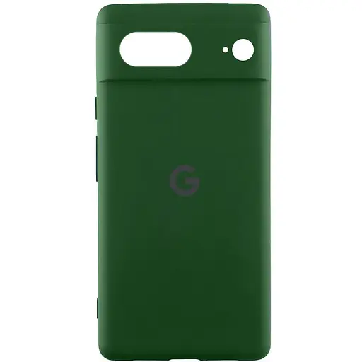 Чохол Silicone Cover Lakshmi Full Camera (AAA) with Logo для Google Pixel 8 Зелений / Cyprus Green