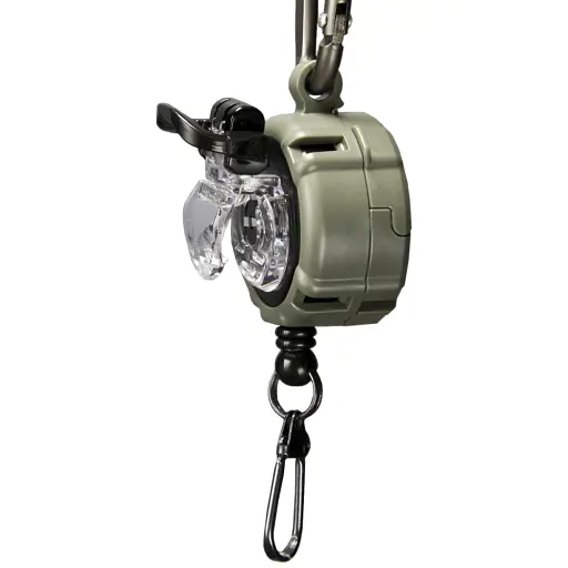 Ретрівер DaiichiSeiko Clip On Reel + Micro Case к:foliage green - фото 3