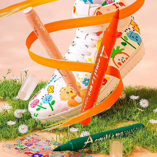 Фломастери Guangbo Storage Acrylic Marker H02278, 48 Colors (93563) - фото 4