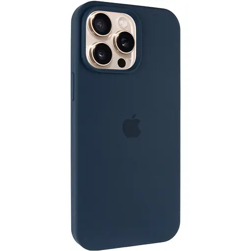 Чохол Epik Silicone Case Full Protective AA для Apple iPhone 15 Pro 6.1 Синій/Deep navy