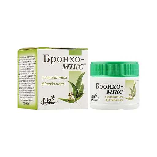 Фитобальзам  "Бронхо-Микс " с эвкалиптом, 20 мл