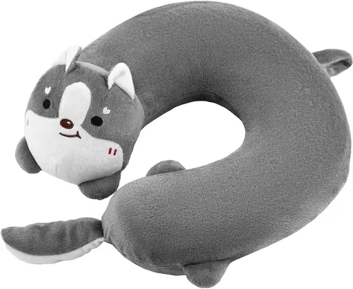 Подушка для шеи Ardesto Travel Grey Cat 28х28 см серая (ART3034NEP) - фото 3