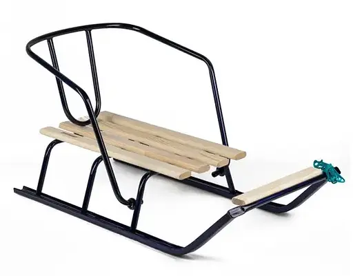 Санки детские с откидной спинкой, синие, АРТ. 1 СИН